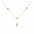 Clover Drop Necklace