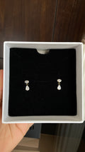 Teardrop Crystal Studs