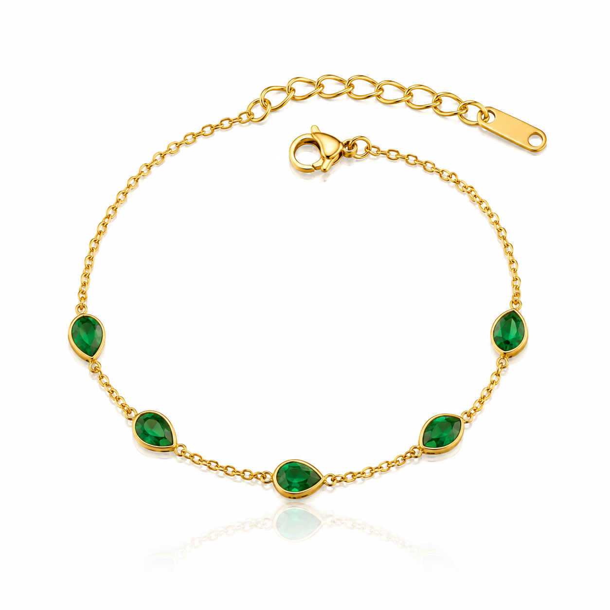 Emerald Glow Bracelet