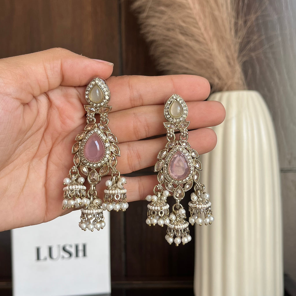 Pearl Jhumka Earrings