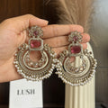 The Floral Crown Pearl Chandbalis