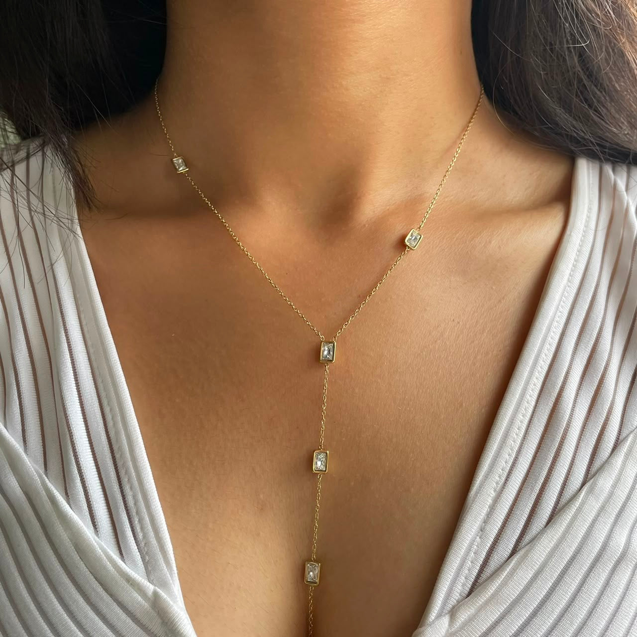 The Radiant Cascade Y-Necklace