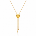 Olive Drop Pendant Necklace