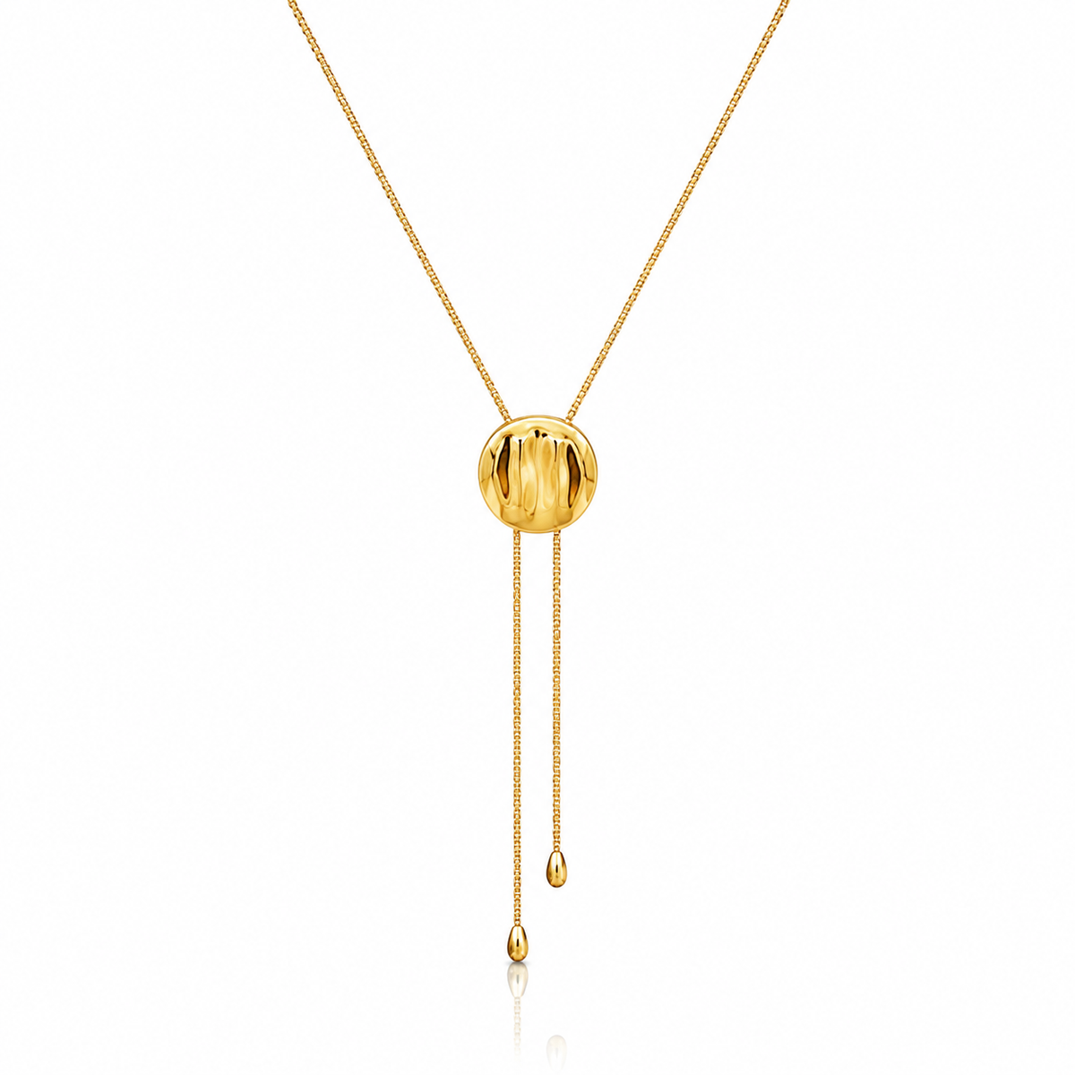 Olive Drop Pendant Necklace