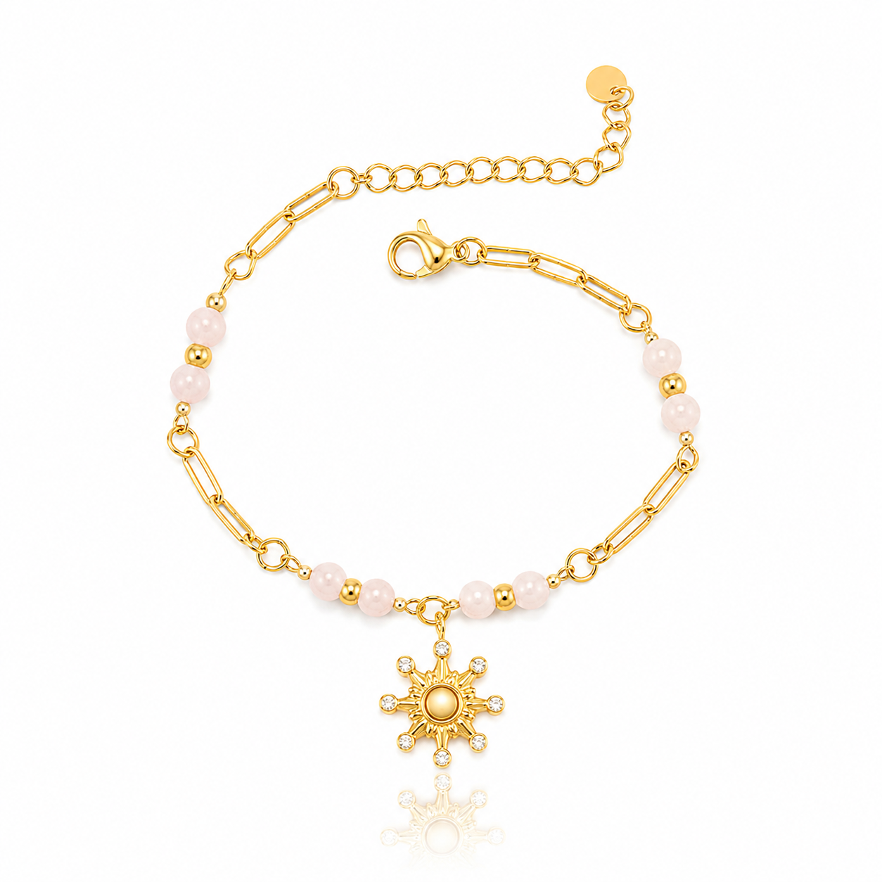 Celestial Pearl Sun Bracelet