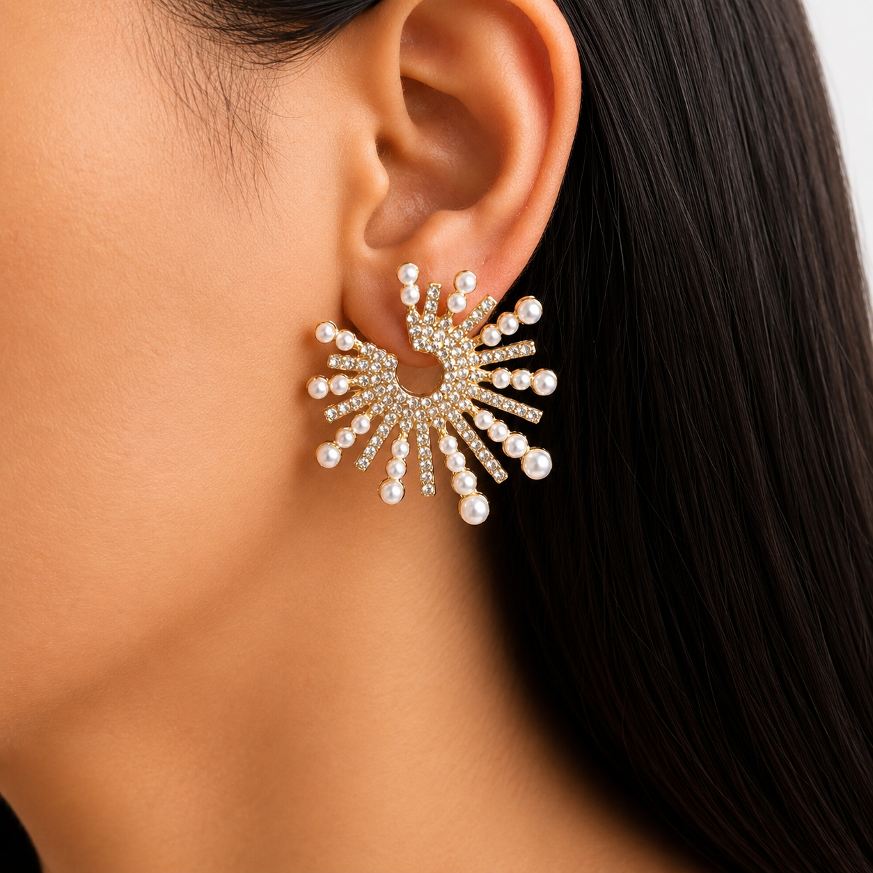Celeste Pearl Burst Earrings