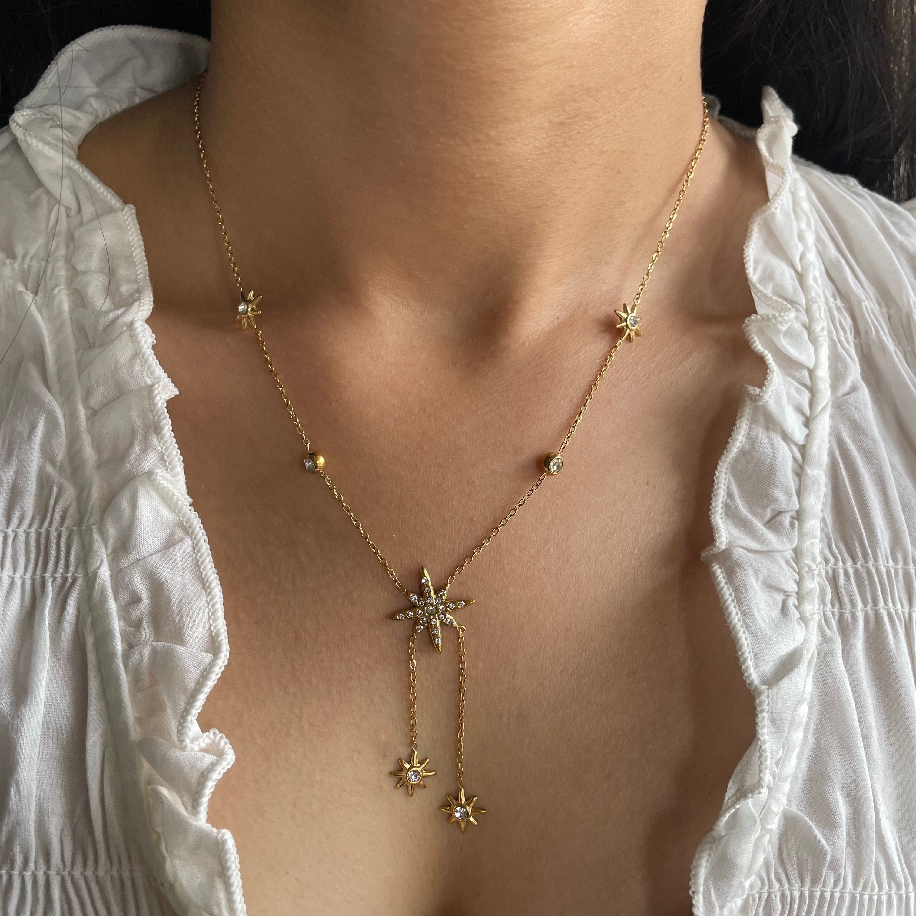 Starlight Cascade Necklace