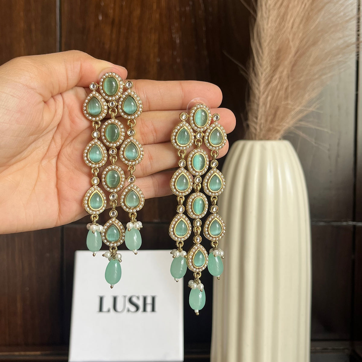 Grace drop earrings