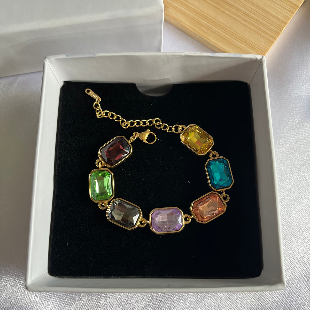 Rainbow Gemstone Bracelet