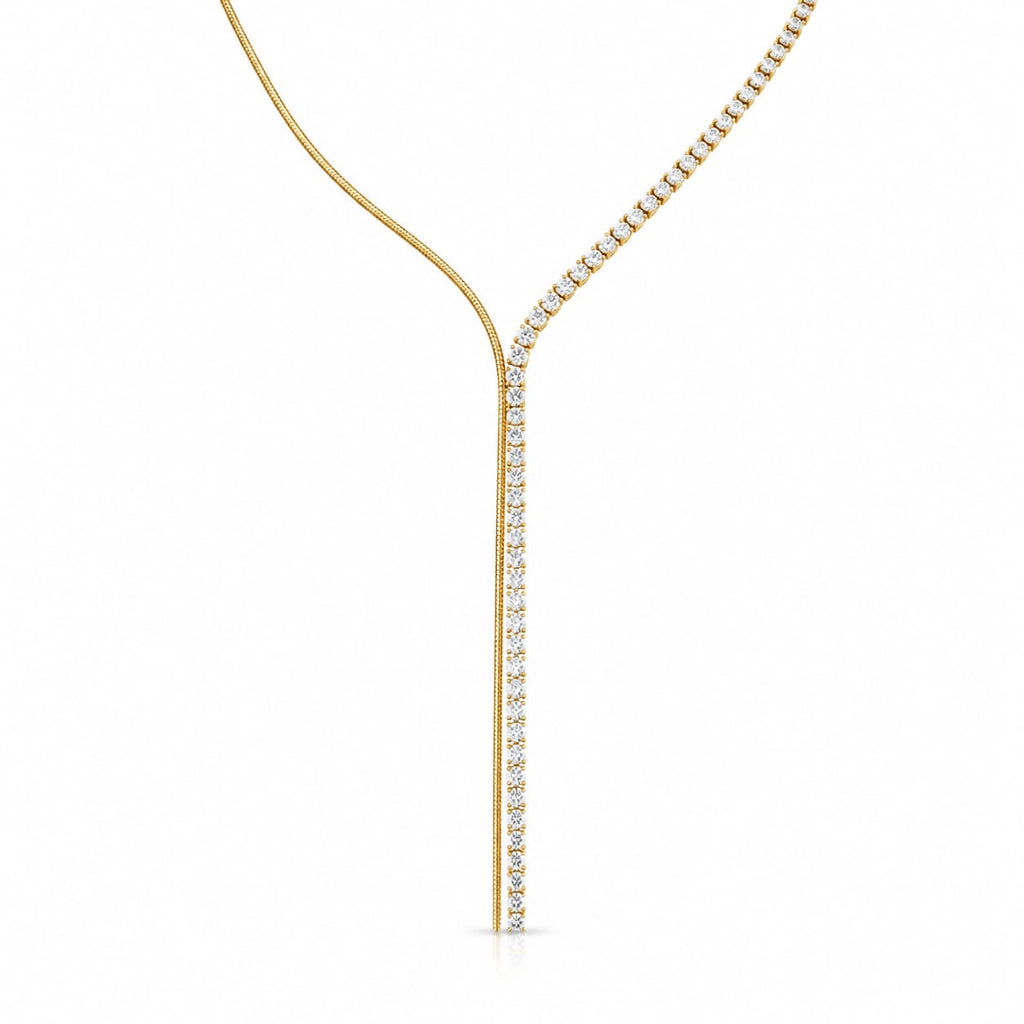 Radiant Crystal Y-Drop Lariat