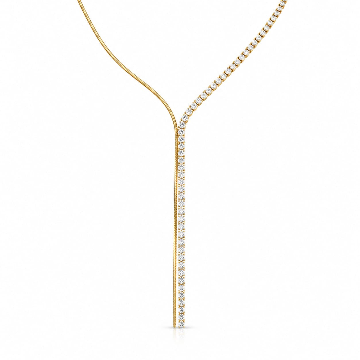 Radiant Crystal Y-Drop Lariat