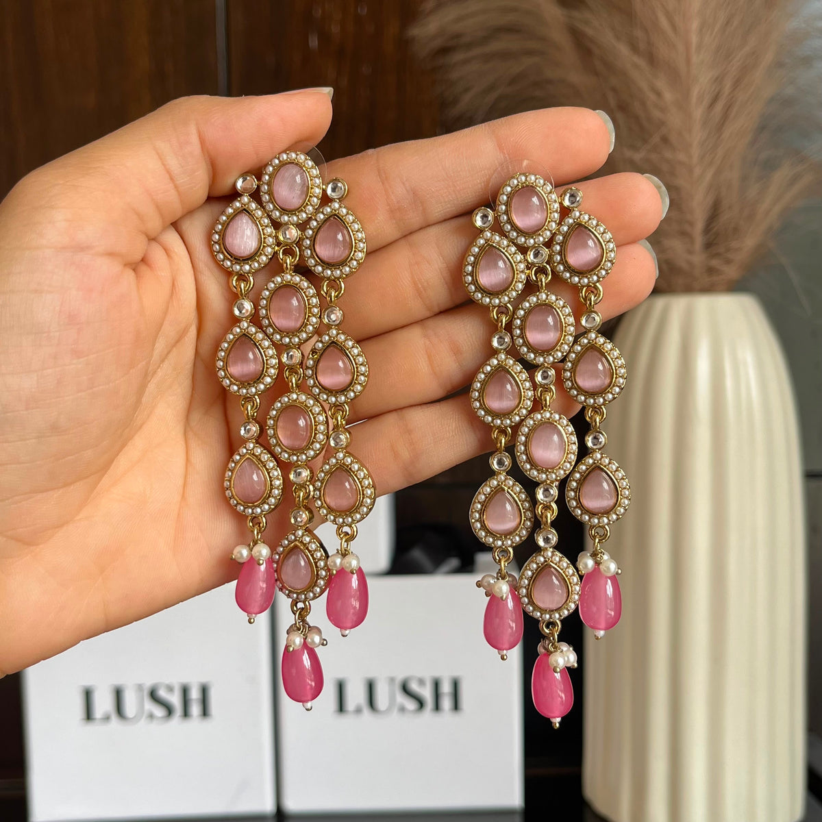Grace drop earrings