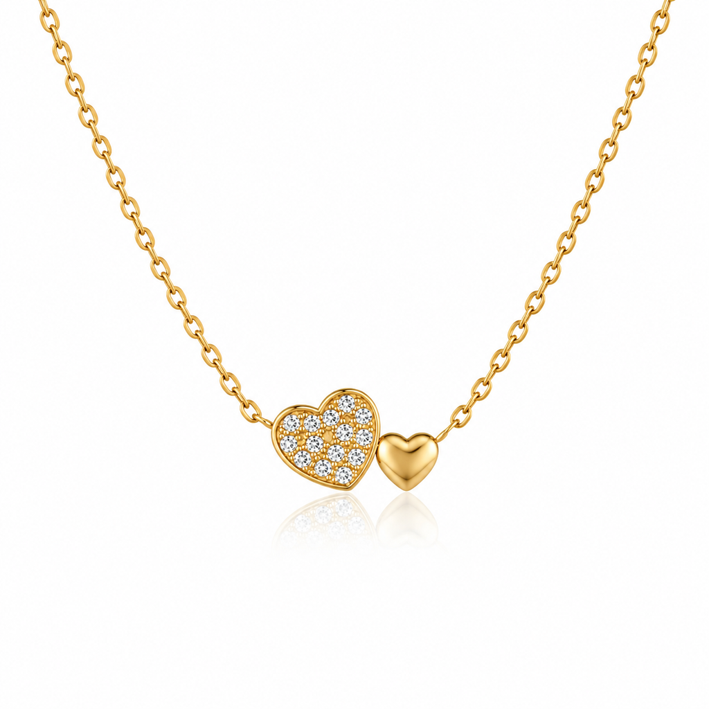 Twin Heart Necklace