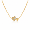 Twin Heart Necklace