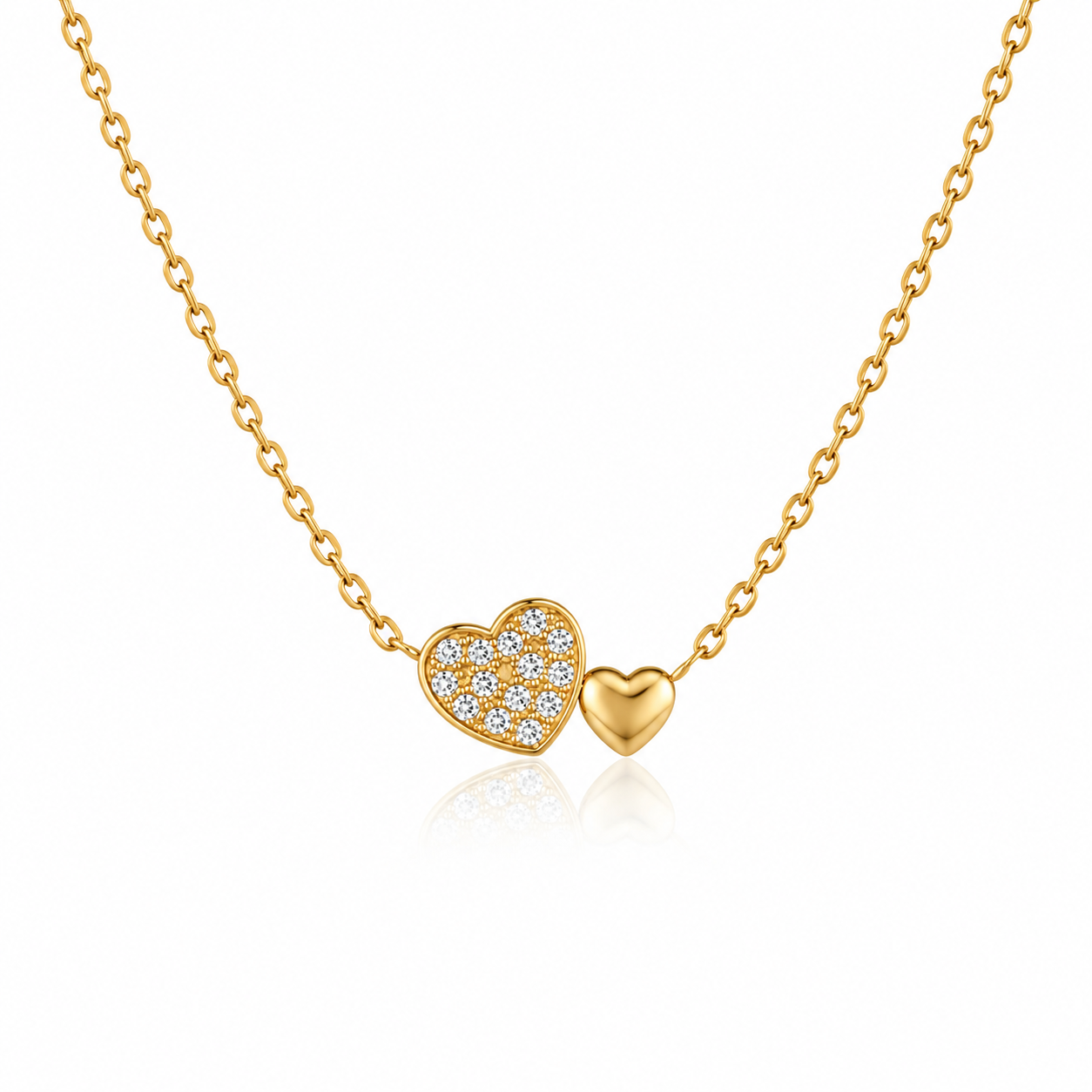 Twin Heart Necklace