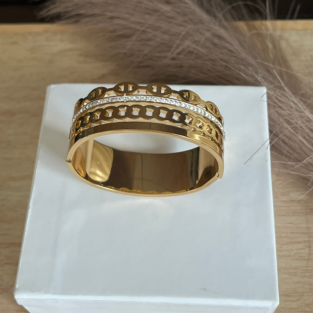 Luxe Link Cuff Bracelet |Standard Size