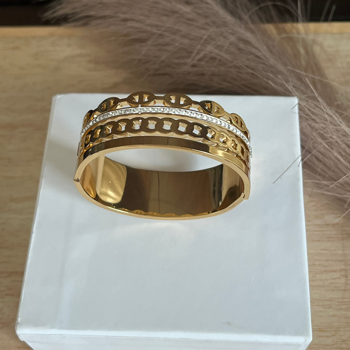 Luxe Link Cuff Bracelet |Standard Size