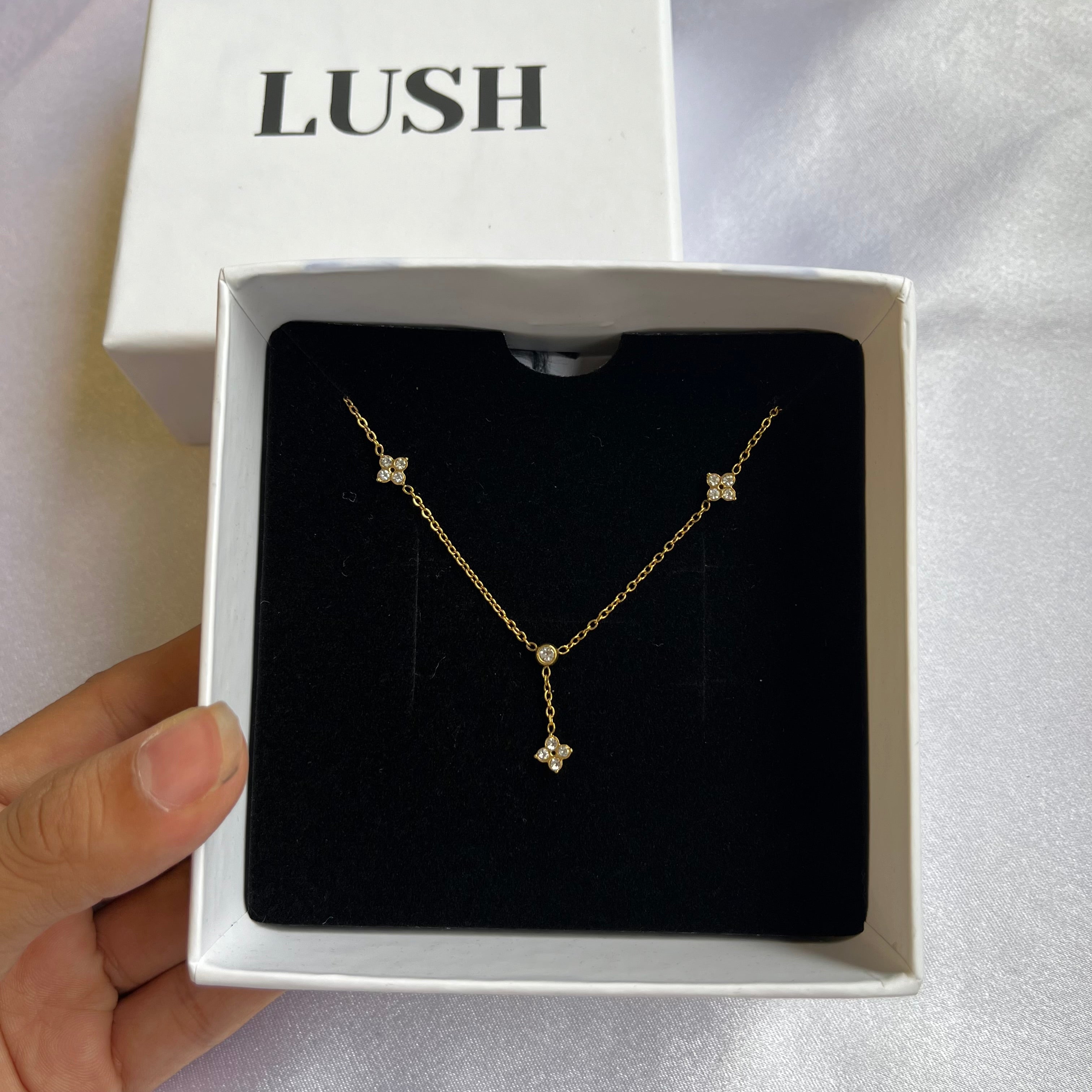 Clover Drop Necklace