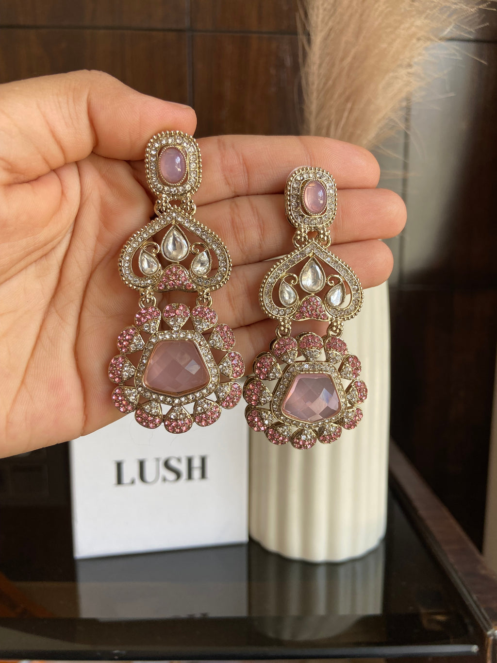 Kundan Drop Earrings