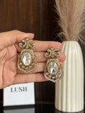 The Royal Crest Statement Earrings