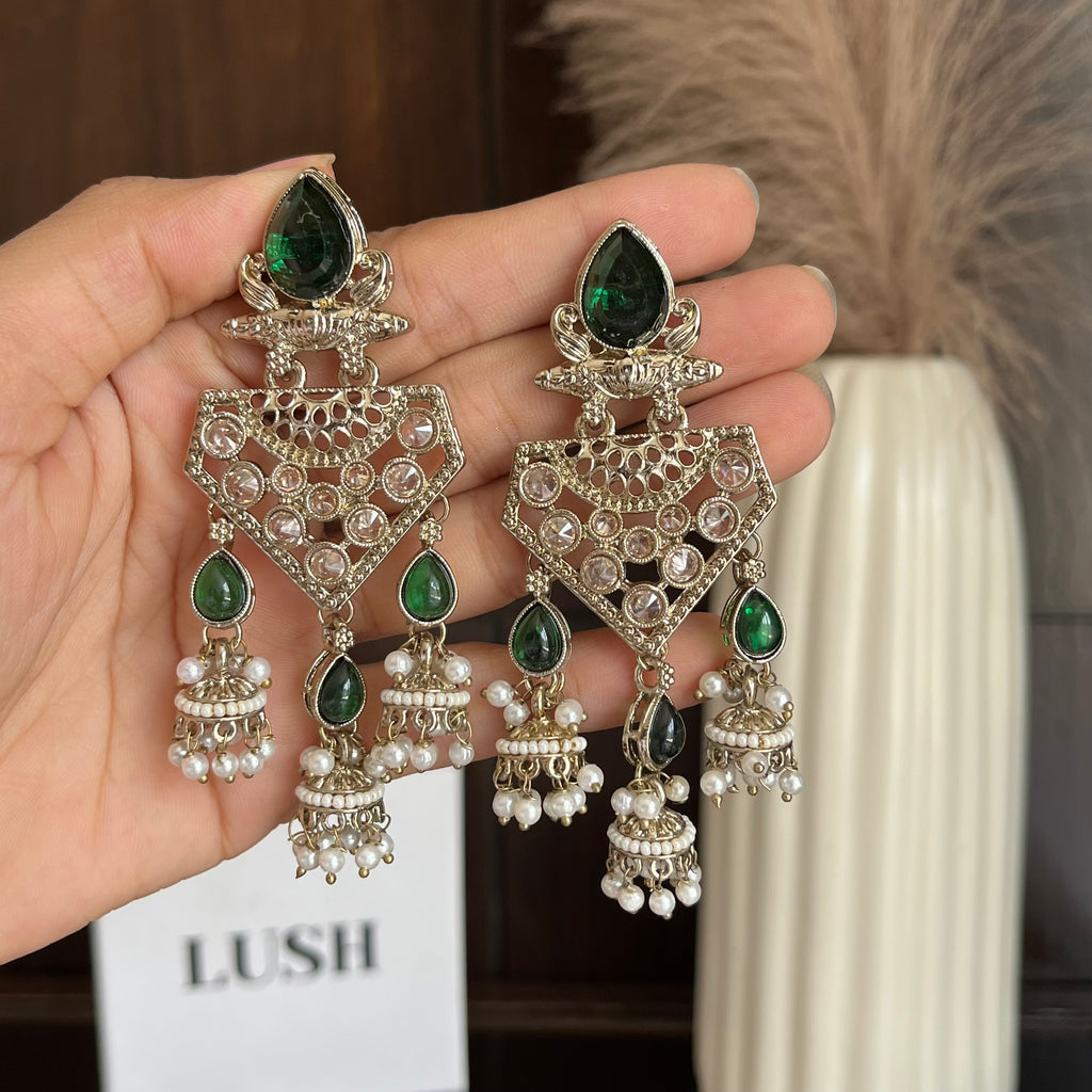 Meher Jhumka Statement Earrings