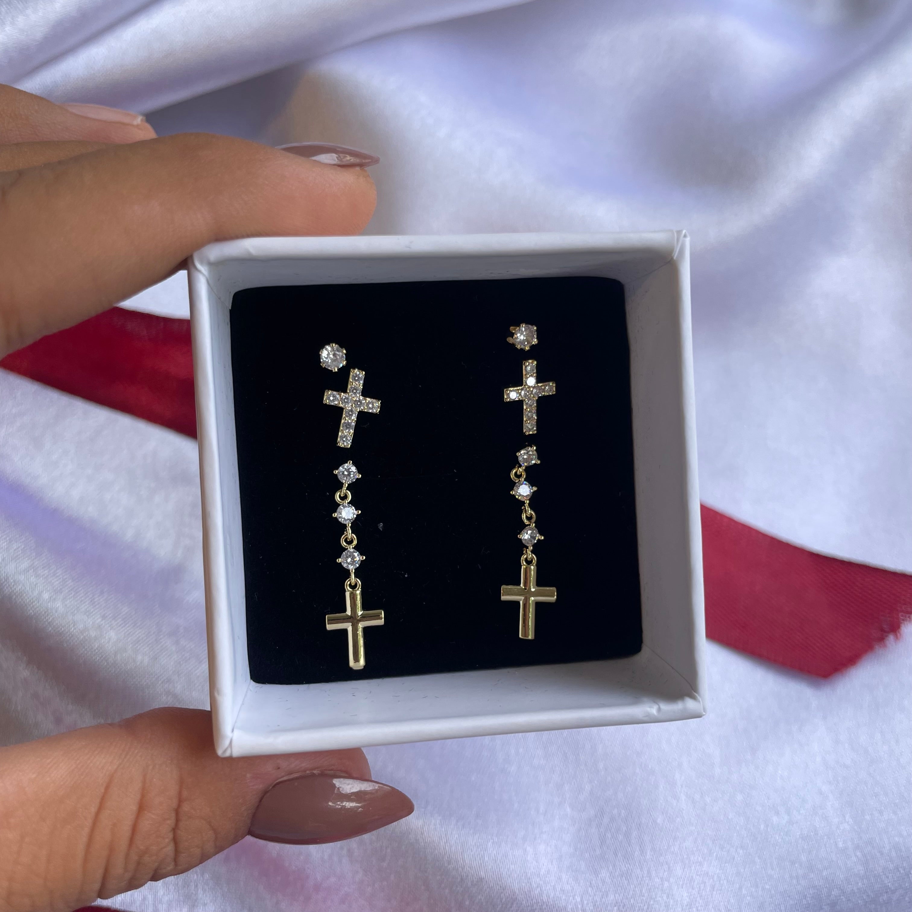 Grace cross drop set(set of 3)