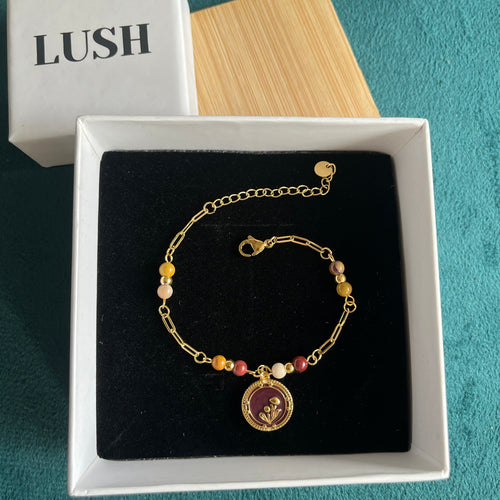 Autumn Bloom Gemstone Bracelet