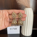 Elegant Kundan Jhumka Earrings