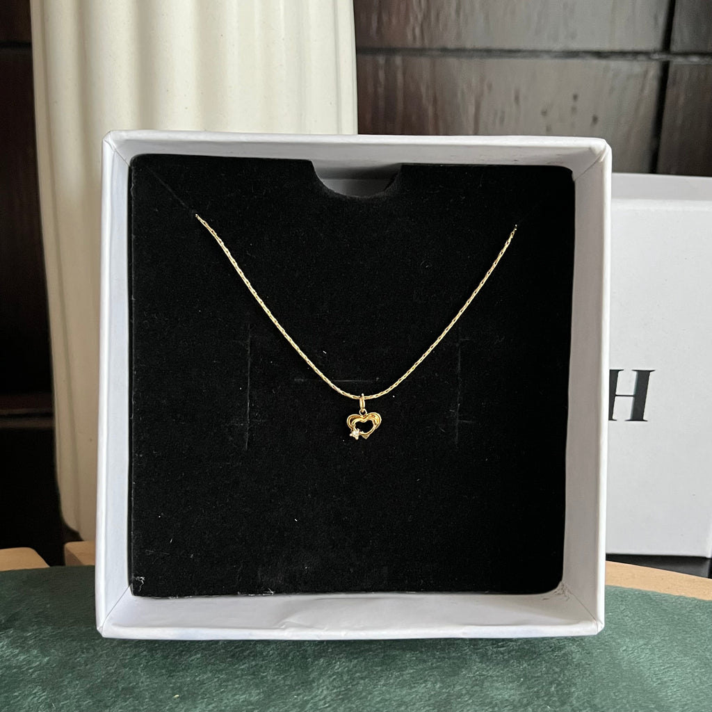 Golden Sweetheart Crystal Set
