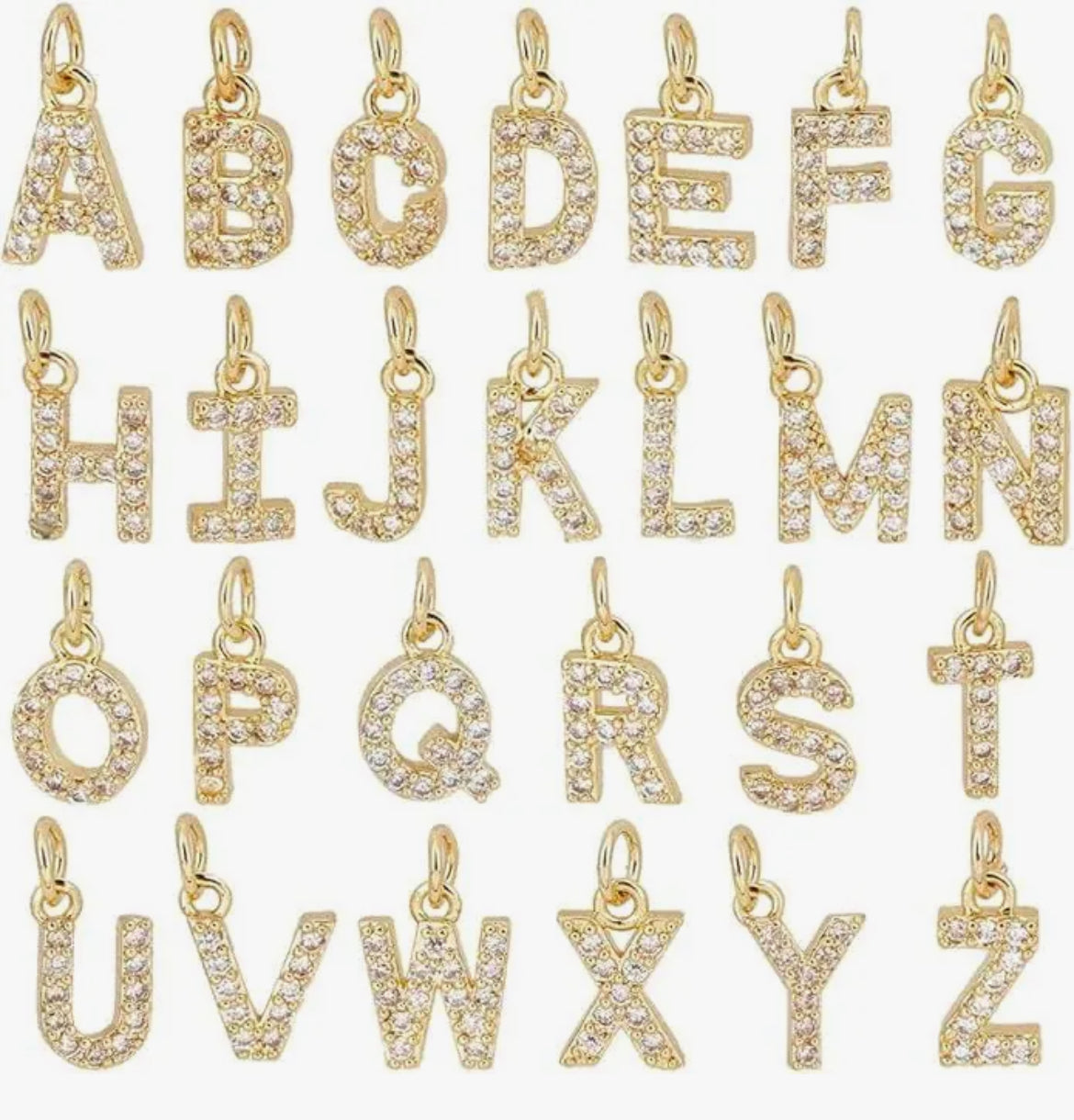 Personalised Initial Charms