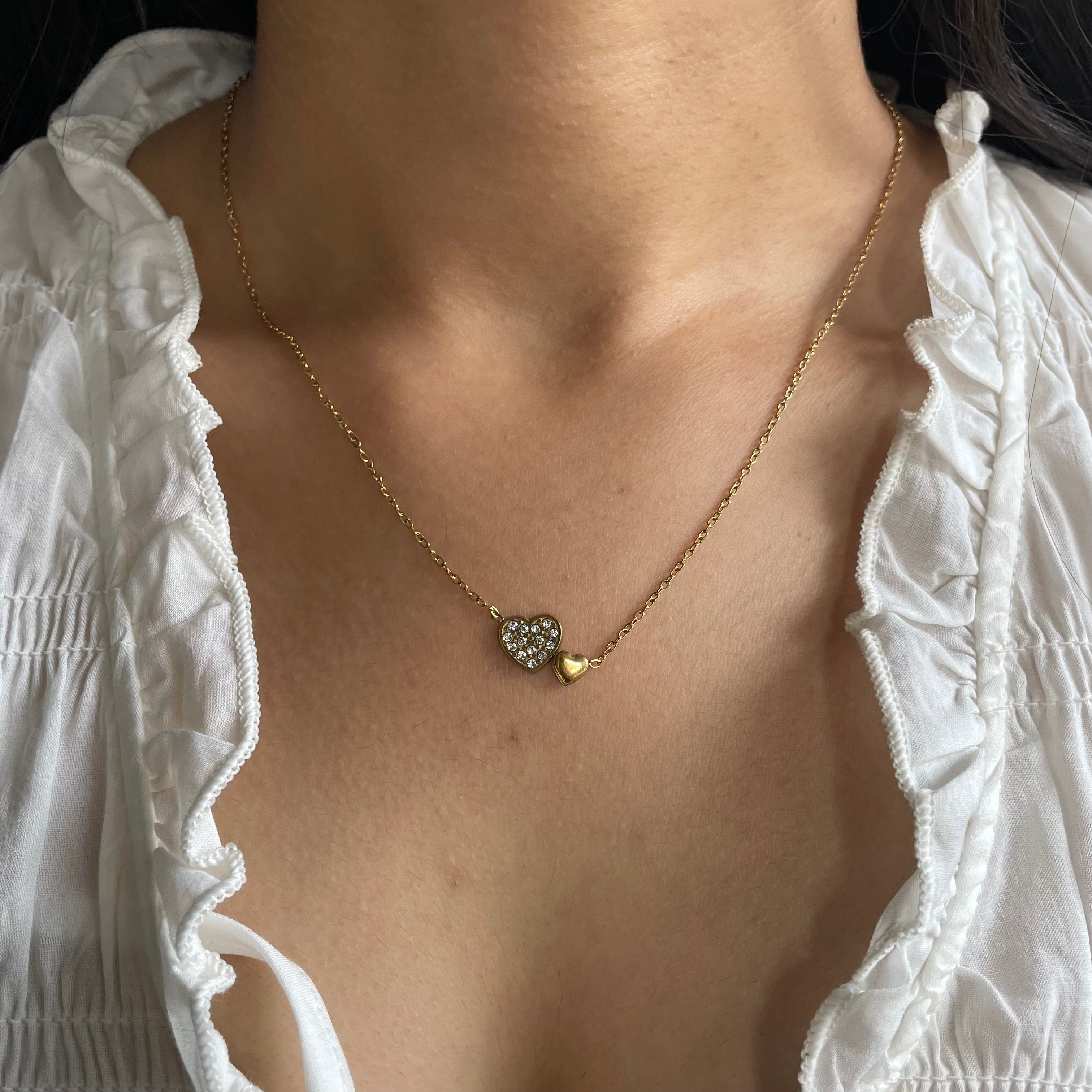 Twin Heart Necklace