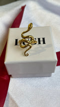 Snake statement ring