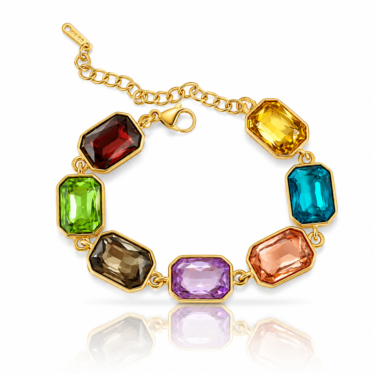 Rainbow Gemstone Bracelet