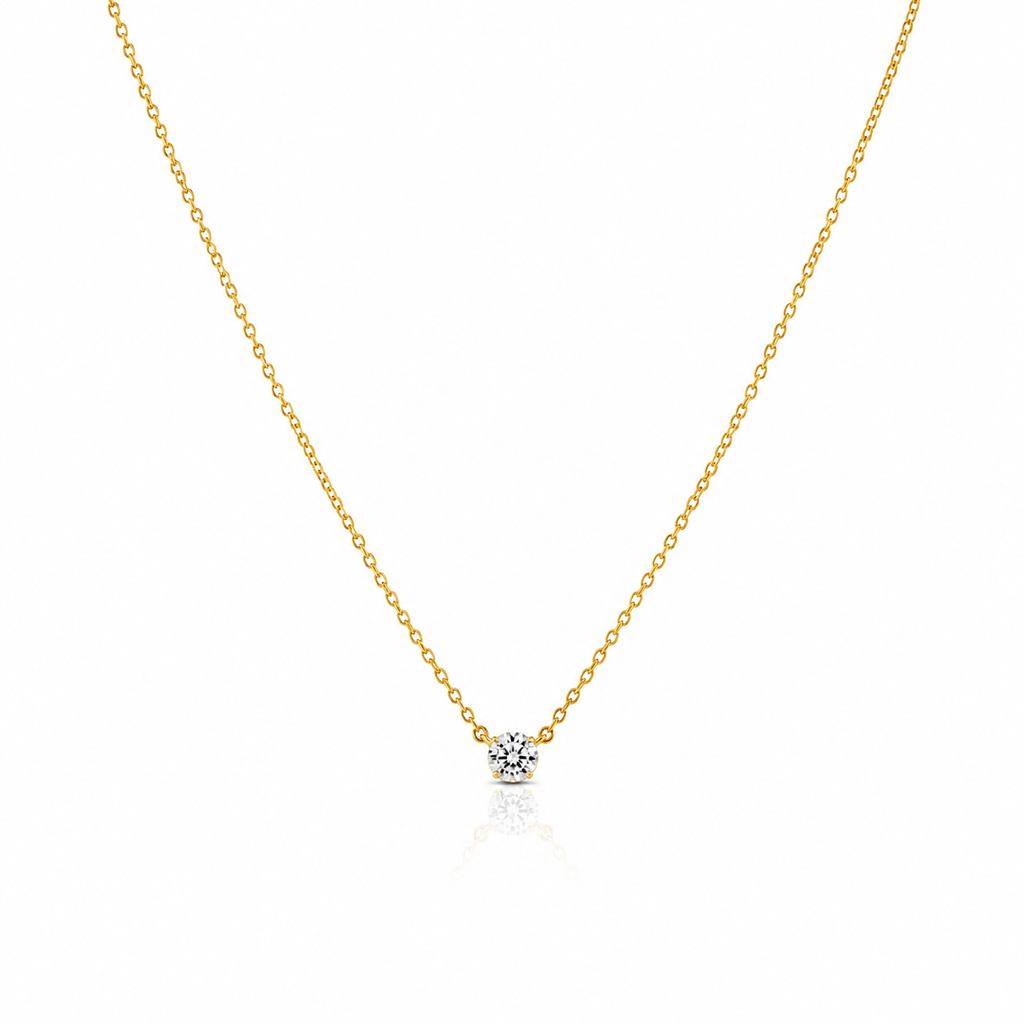 Solitaire Spark Necklace