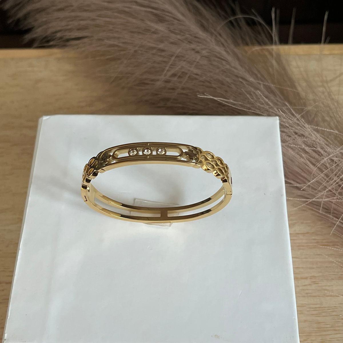 Celeste Crystal Bangle | Small Size