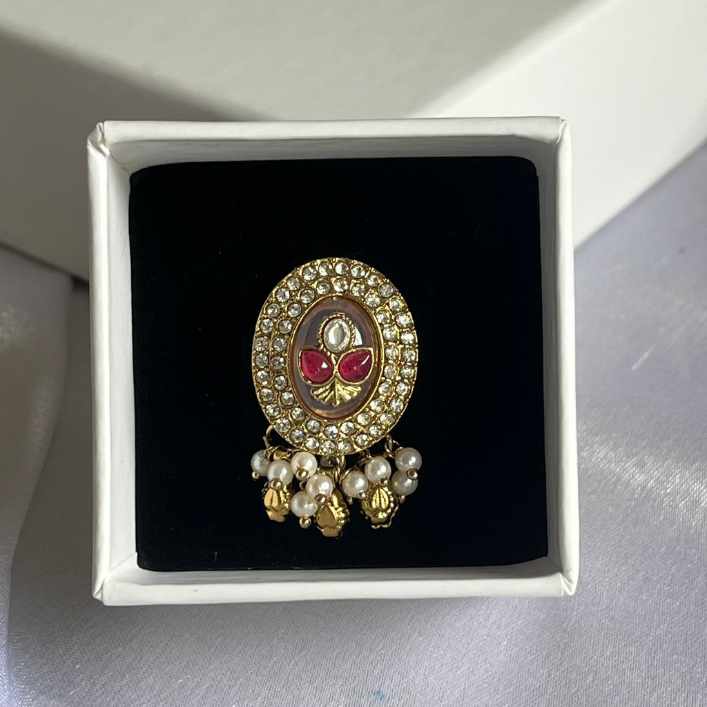 Gulmohar Pearl Ring