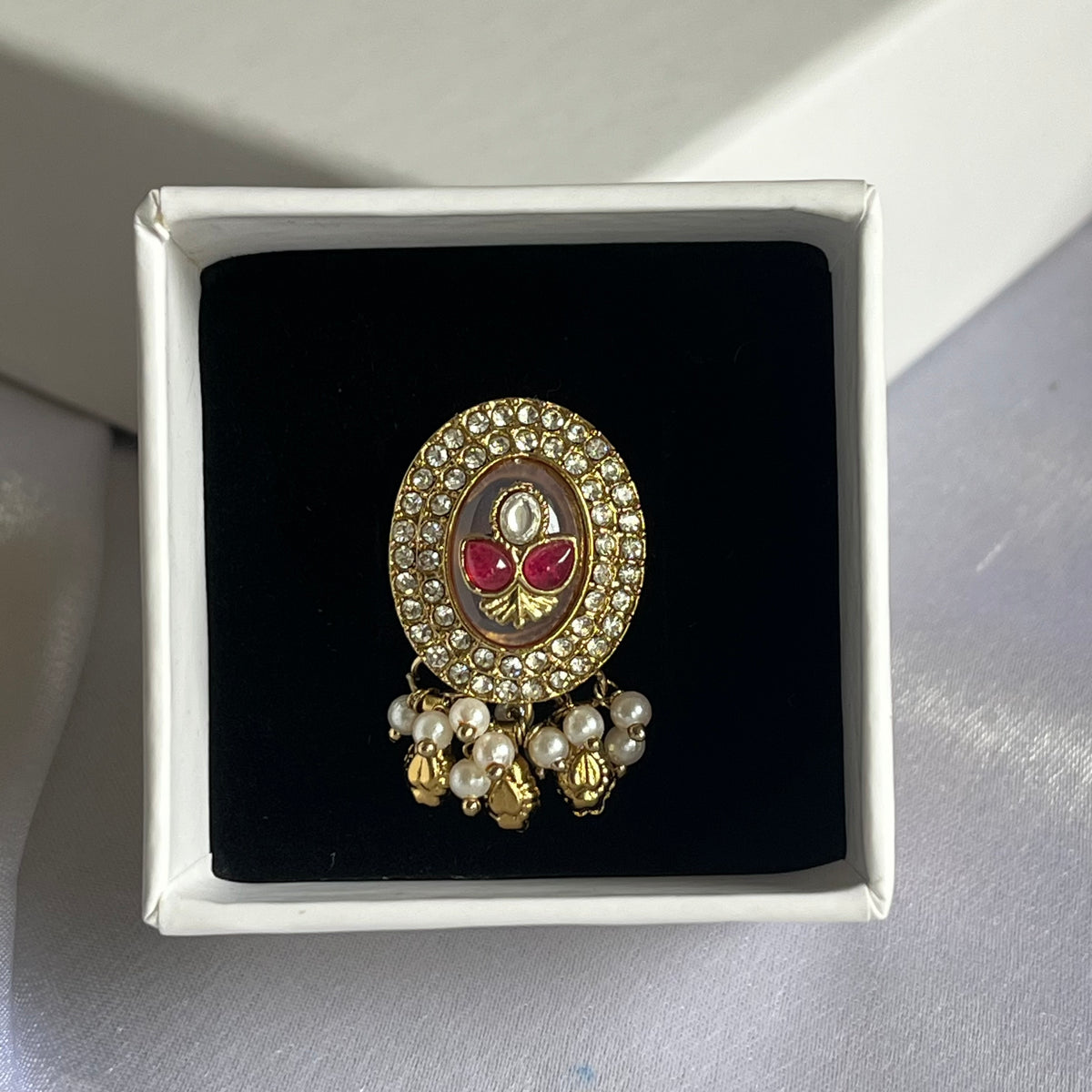 Gulmohar Pearl Ring