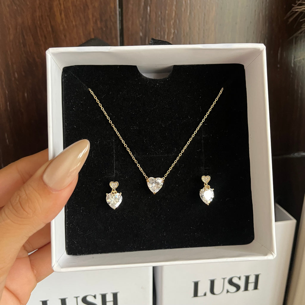 Crystal Heart Set