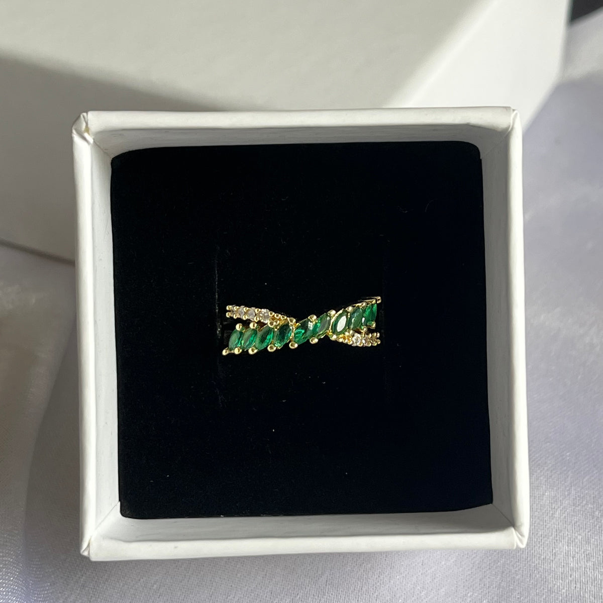 Emerald Vine Ring