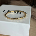 Dainty Crystal Edge Bangle | Small Size