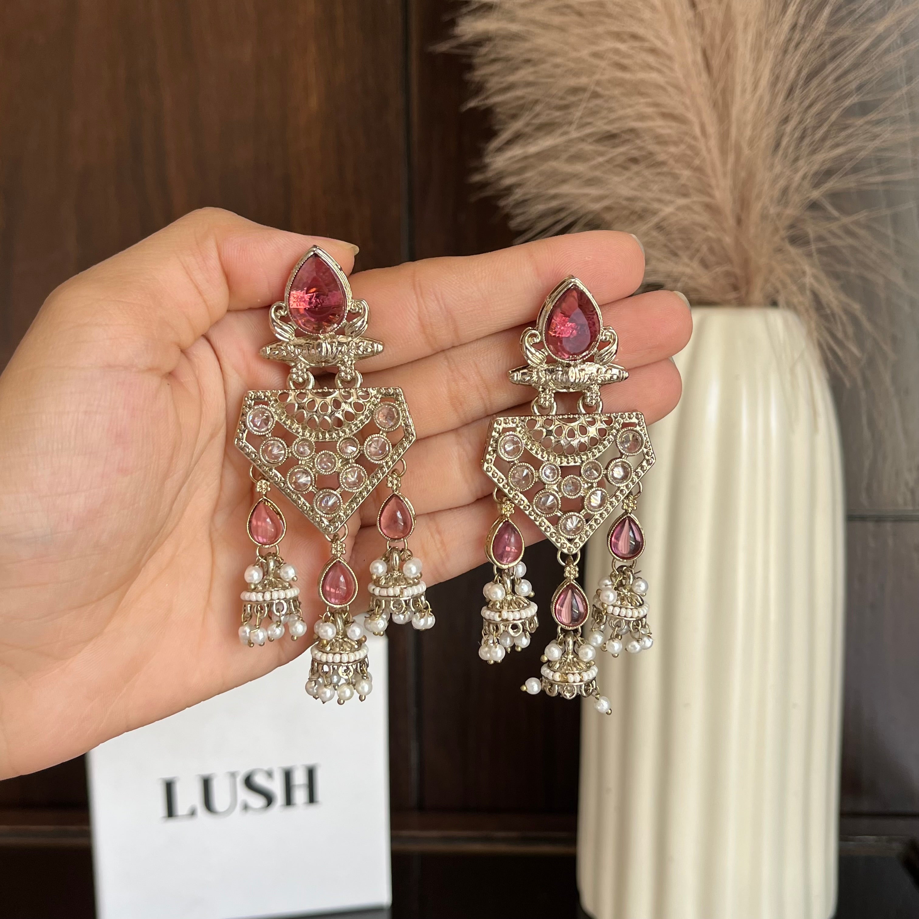 Meher Jhumka Statement Earrings