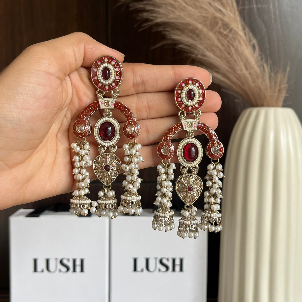 Meenakari Earrings