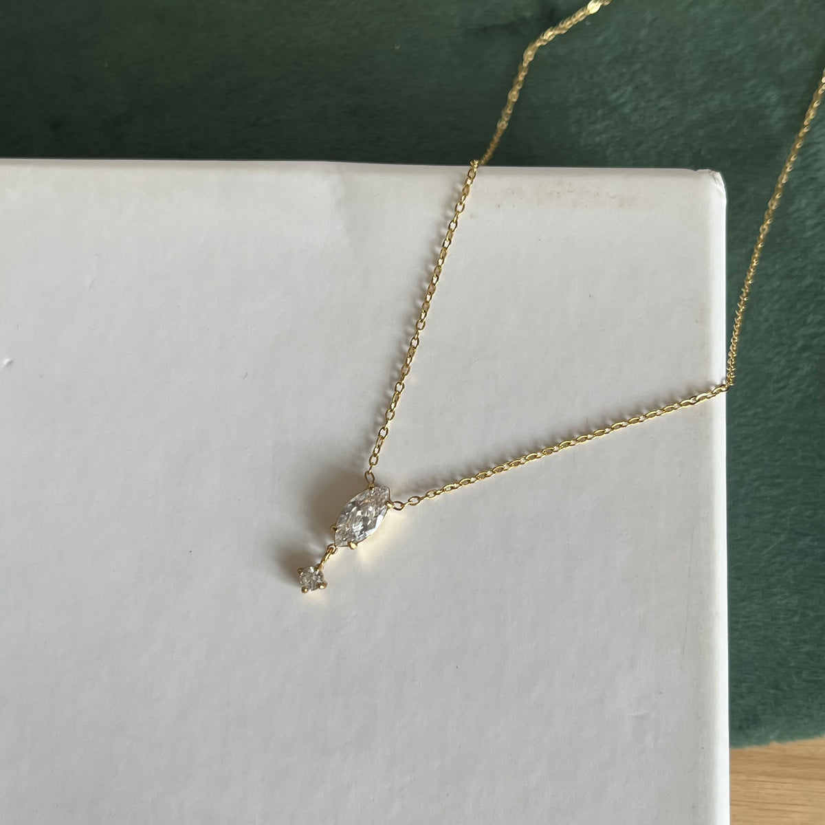 Marquise Drop Necklace