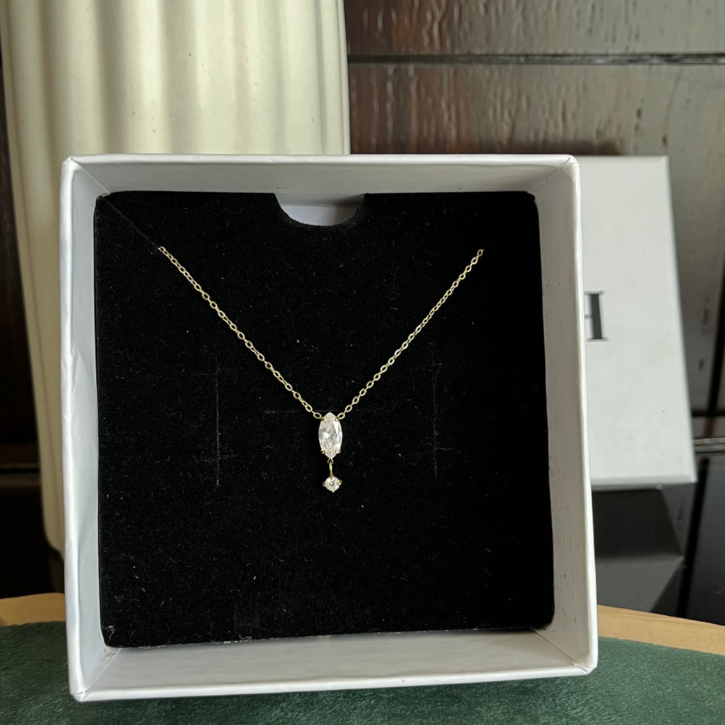 Marquise Drop Necklace