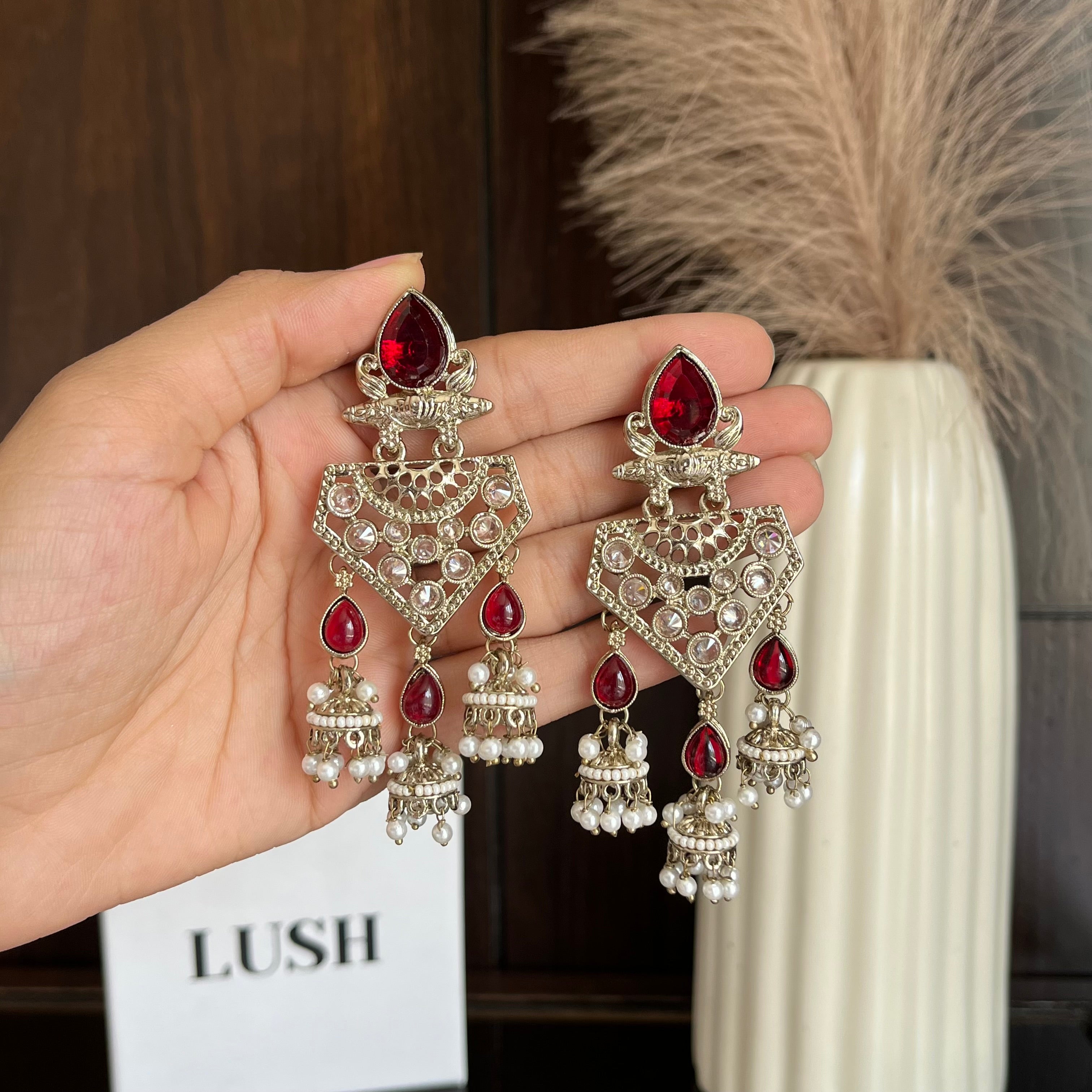 Meher Jhumka Statement Earrings
