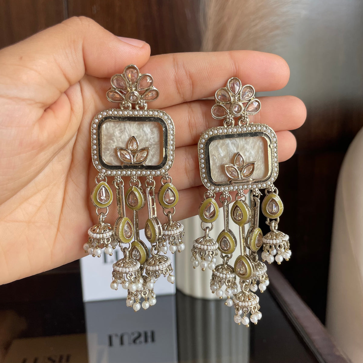Meher Pearl Chandeliers