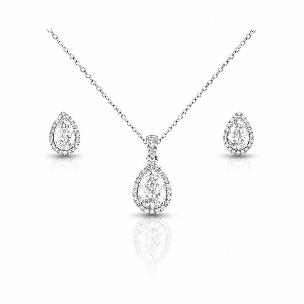 Teardrop Crystal Elegance Set
