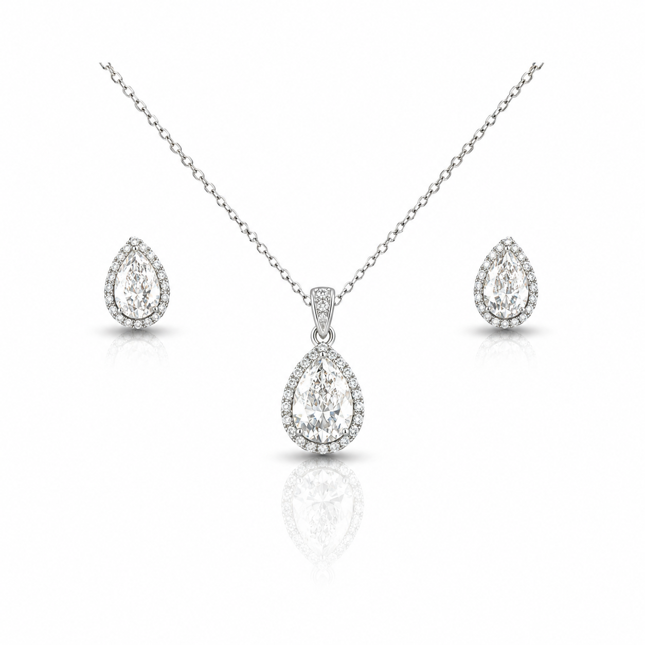 Teardrop Crystal Elegance Set
