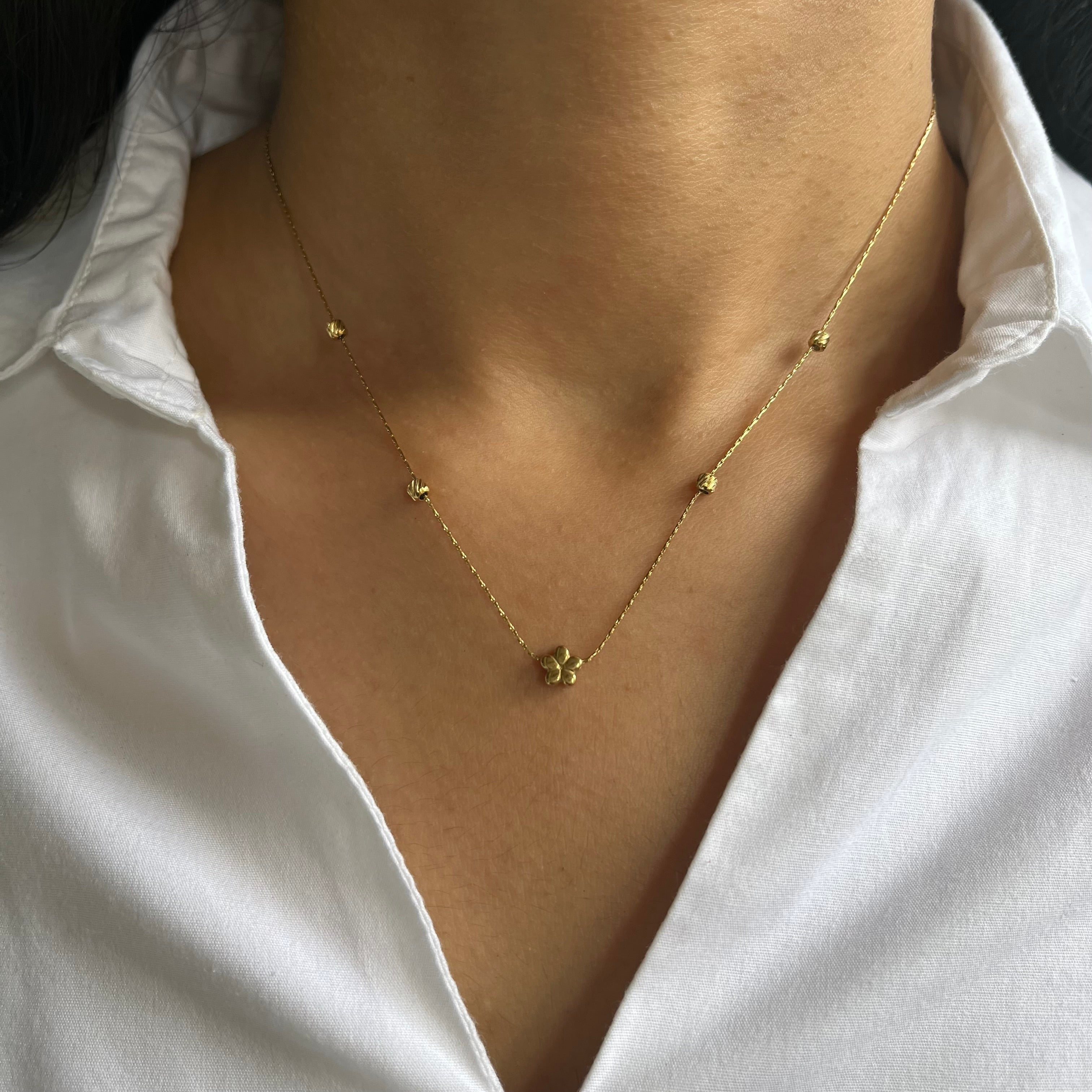Golden Bloom Necklace