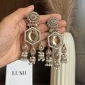 Zareen Pearl Jhumka Earrings